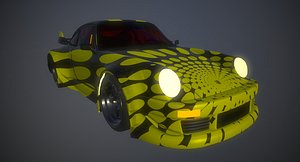 porsche 911 custom 3D model