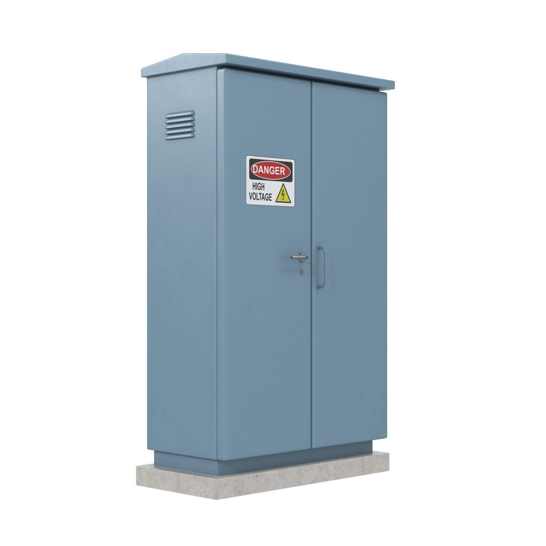 Electric Box Model - TurboSquid 2415700