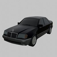 Mercedes benz e500 w124 low oly model