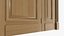 Puerta clásica con cristal quad 01