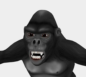 Cartoon gorilla
