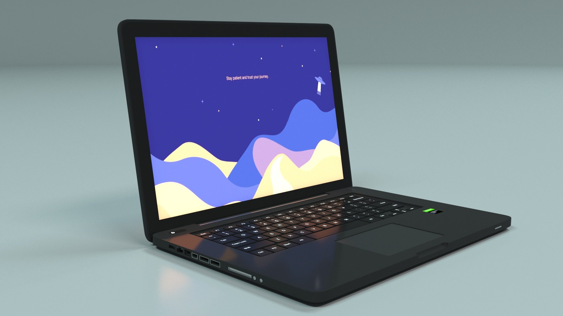 3D Generic Laptop Model - TurboSquid 2420535
