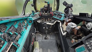 gunner - co-pilot cockpit 3D