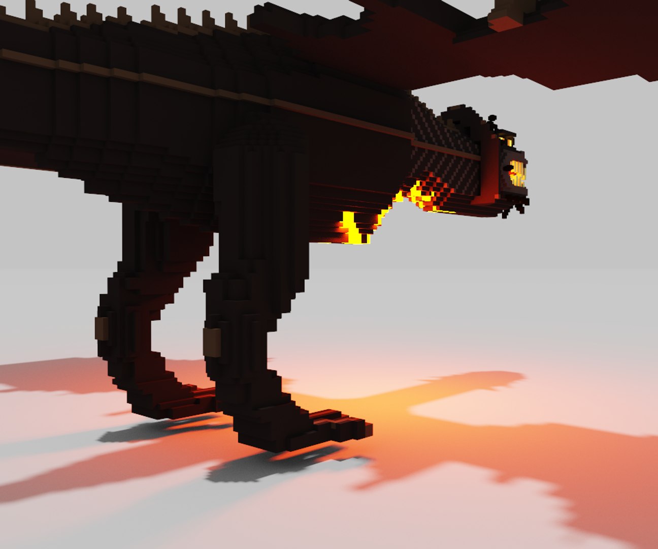 Voxel Dragon 3D Model - TurboSquid 1531757