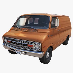 Dodge Tradesman 1971 van 3D model