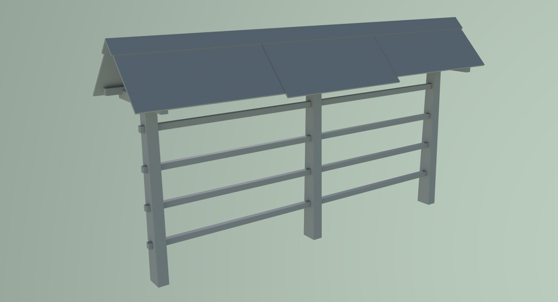3ds max hay drying rack