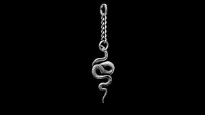 Snake key holder 3D model