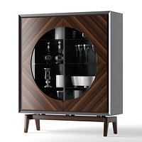 Artemest Bagutta Black Circle High Cupboard
