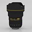 3d model lens nikkor 14-24 2