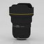 3d model lens nikkor 14-24 2