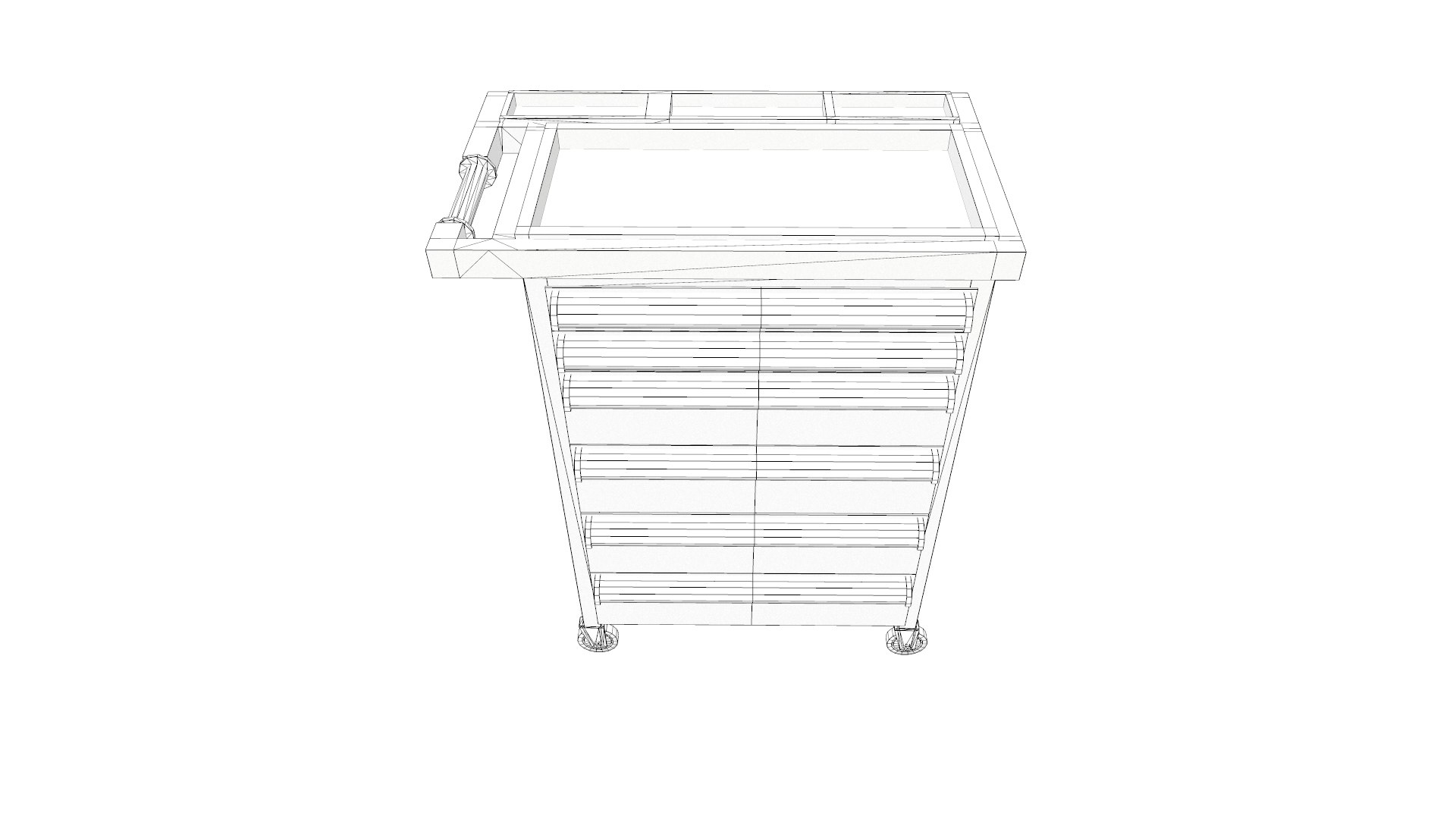 Service Tray Model TurboSquid 2133996