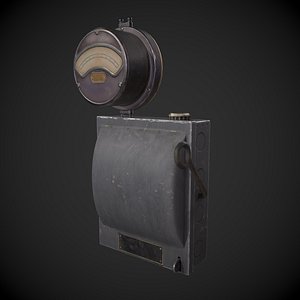 Fusebox Electric Meter 3D model