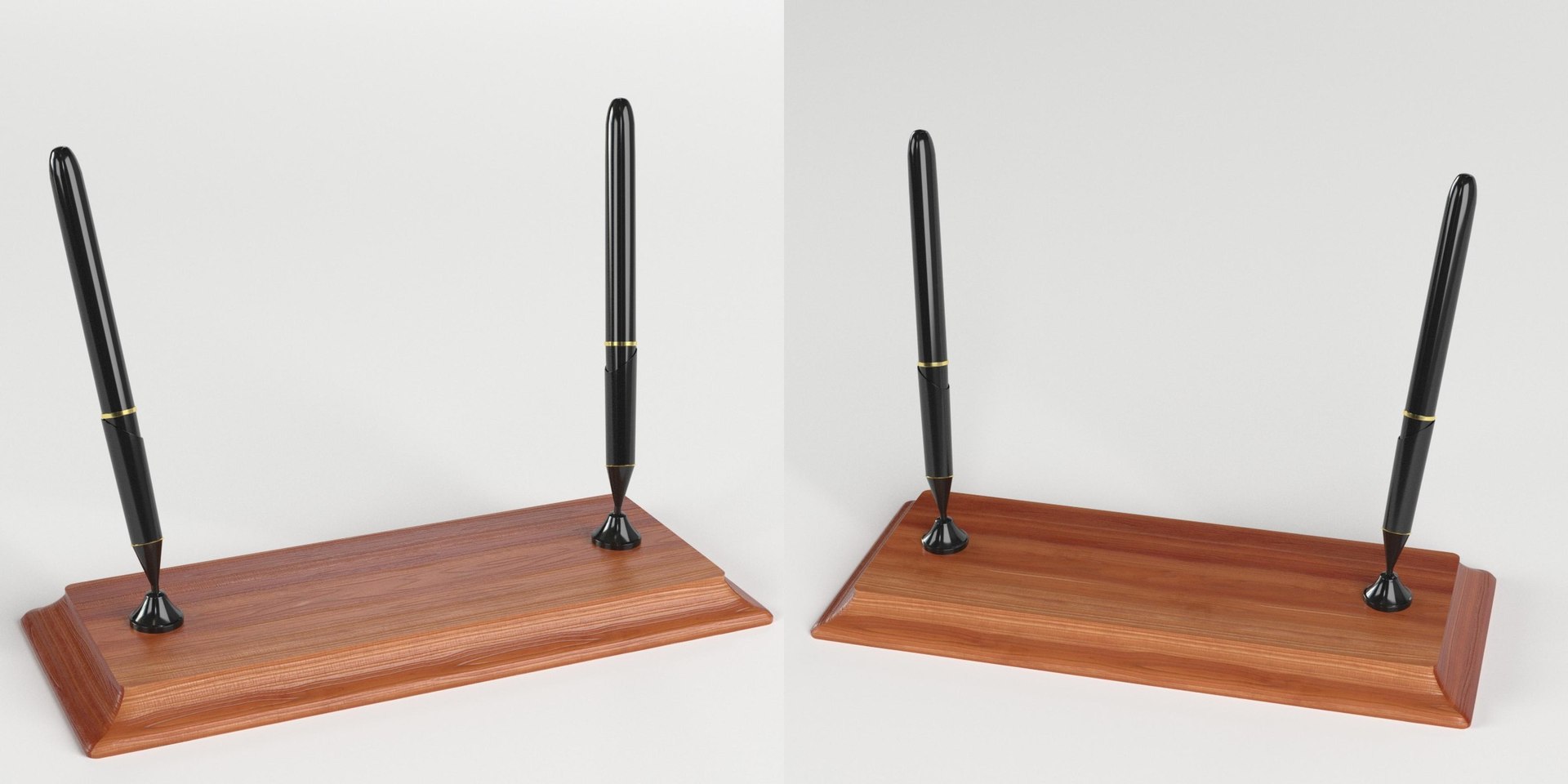 Double pen stand 3D model - TurboSquid 1375500