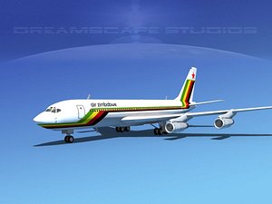 3d 707-320 airlines boeing 707