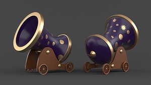 3D model Circus Cannon