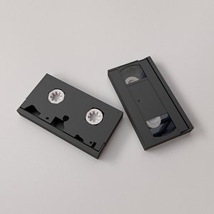 modèle 3D de Lecteur magnétoscope et cassette VHS - TurboSquid 1861045