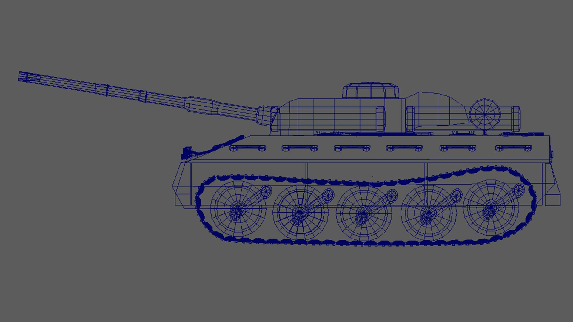 3D panzer heavy - TurboSquid 1702732