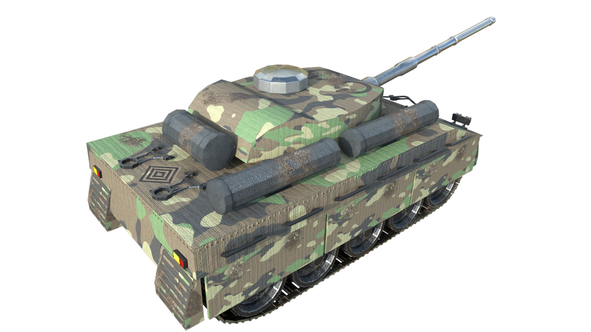 3D panzer heavy - TurboSquid 1702732