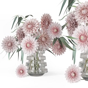 eucalyptus tree dry decorative 3D model