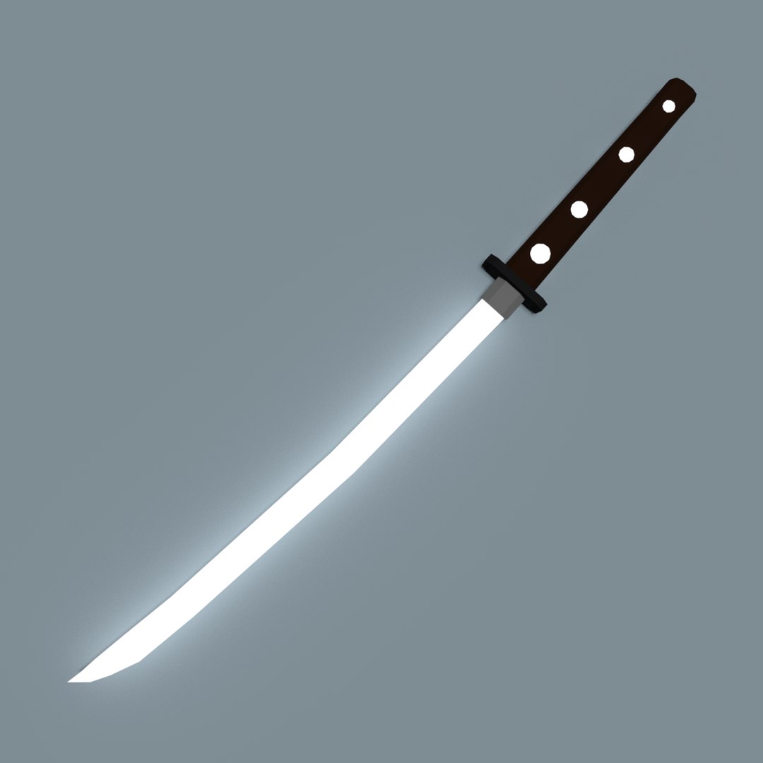 3D Japanese Sword Model - TurboSquid 1413323