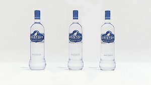 eristoff alcohol bottle 3D