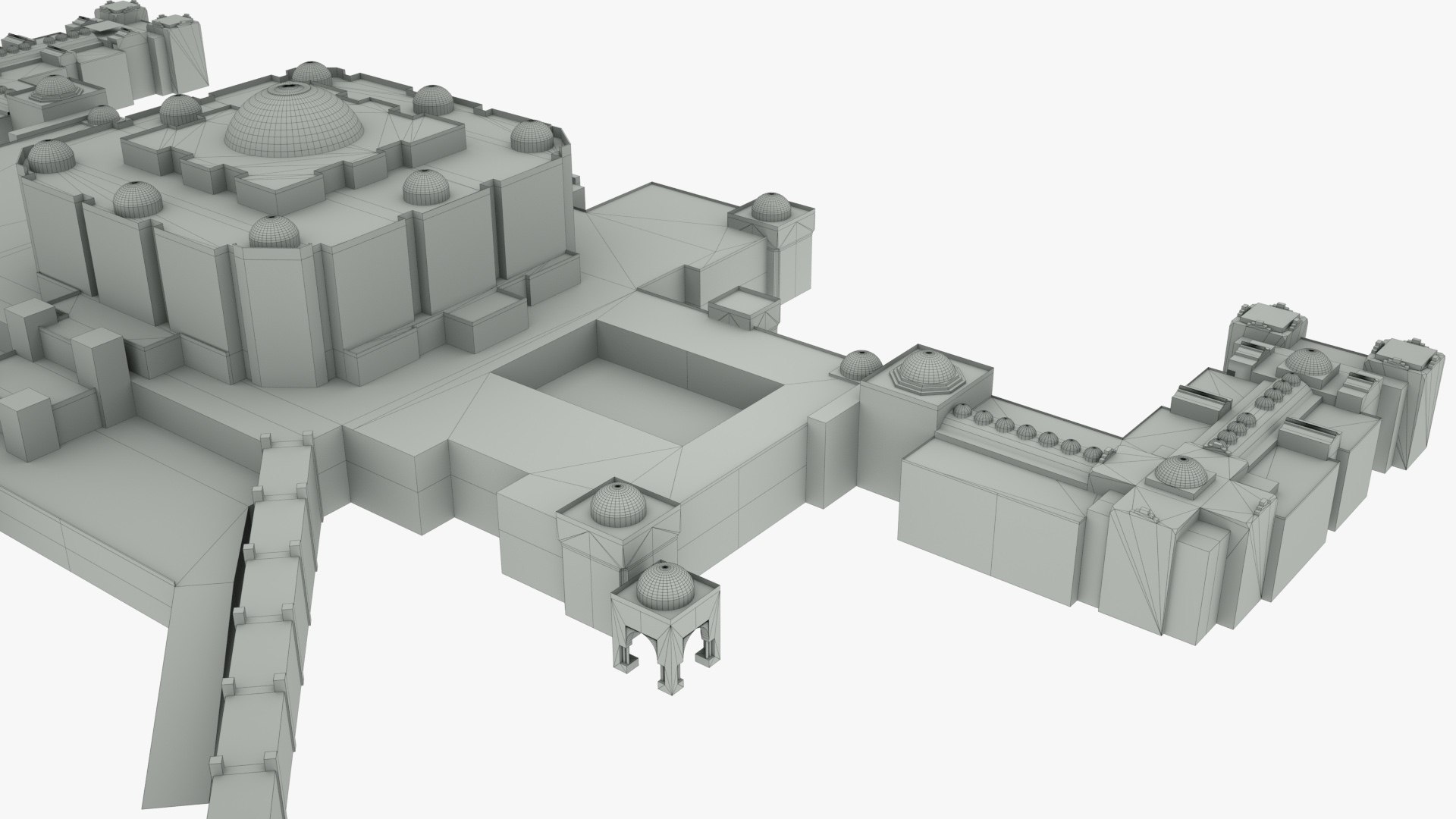 3D emirates palace hotel building model - TurboSquid 1459758