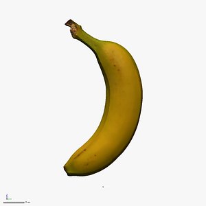 Banana HiRes 3D model