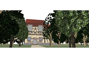 house timber 3D model