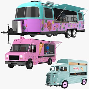 3D candy trucks