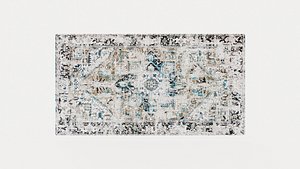 3D ANTIQUE HERIZ 8708 GOLDEN HORN BEIGE RUGS model