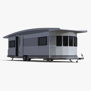 LANDHAUS Hobby Caravan Rigged model