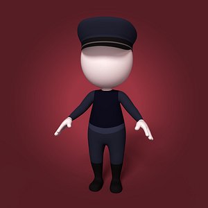 Cartoon PoliceMan