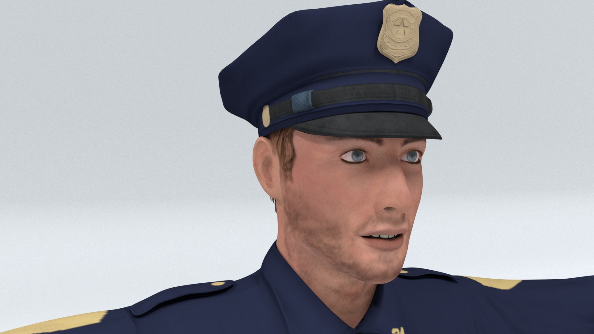 3D Model Laos Game Cop - TurboSquid 2325008