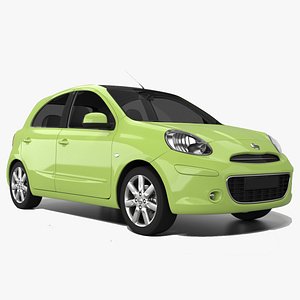 Nissan Micra Nissan March 3D model