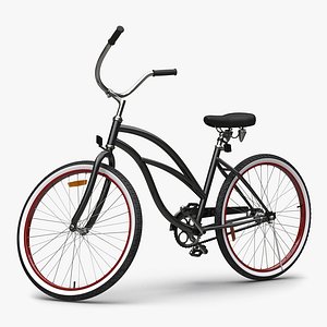 Beach Bike Generic Rigged 3D Model