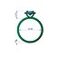 ROUND CUT SOLITER DIAMOND RING