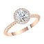 ROUND CUT SOLITER DIAMOND RING