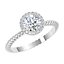 ROUND CUT SOLITER DIAMOND RING