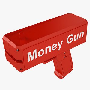 cash cannon red 3D model