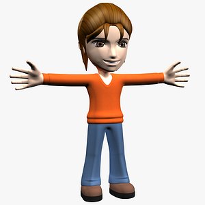 Cartoon Woman Character