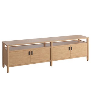 3D Hargrove Media Console 96