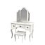 Versailles Bone White Vanity Desk