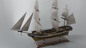 PBR-Endeavour sailing frigate