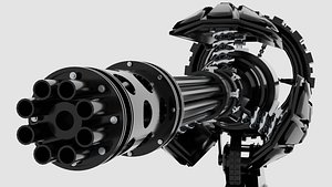3D mini turret gun