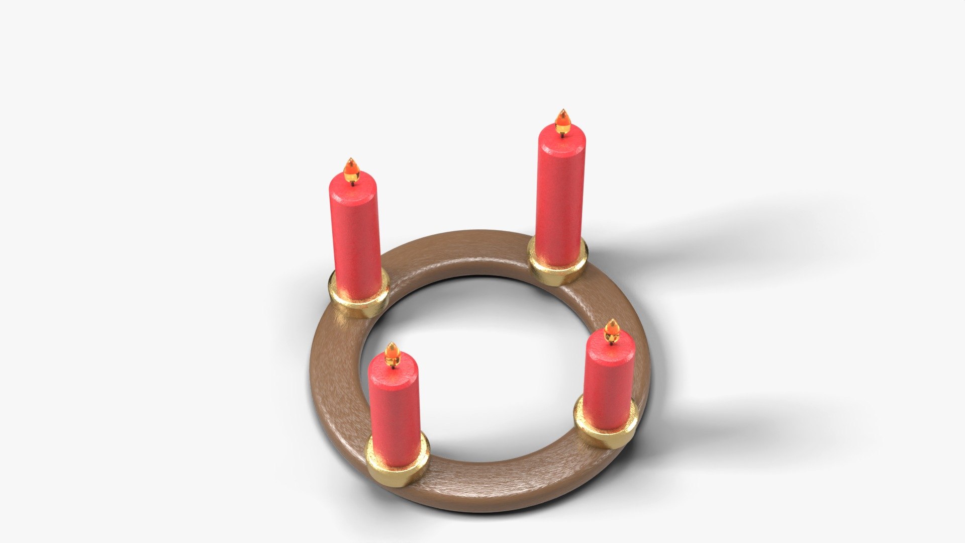 3D Advent Candle Ring with 4 Red Candles and Flames - Christmas Prop https://p.turbosquid.com/ts-thumb/8r/uojUmT/0x/shot3/jpg/1792623057/1920x1080/fit_q87/37fd0006631cec59246789f1d7832aad20271c6b/shot3.jpg