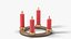 Winter Holiday Props Collection - 5 Pieces (Baubles, Snow Globe, Gifts, Menorah)