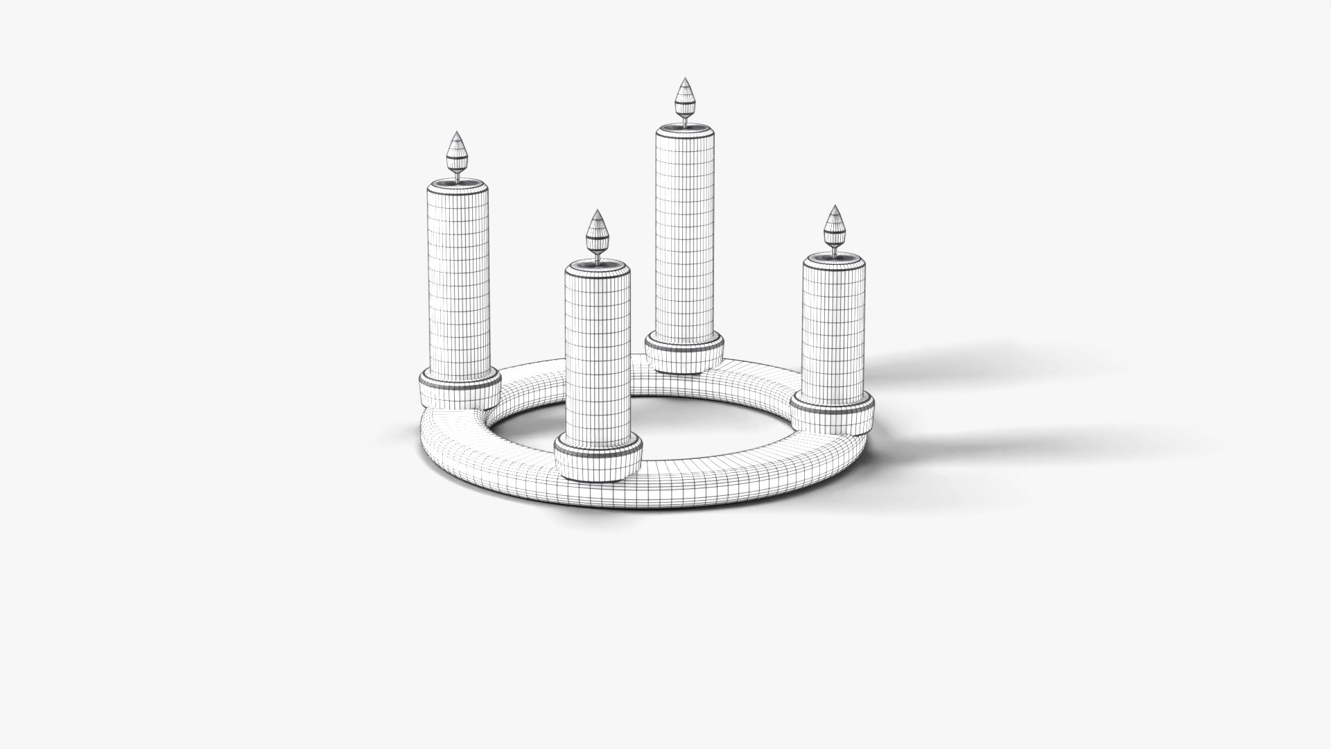 3D Advent Candle Ring with 4 Red Candles and Flames - Christmas Prop https://p.turbosquid.com/ts-thumb/8r/uojUmT/fI/wire/jpg/1792623058/1920x1080/fit_q87/f737f8e2978ed345da5437b36629c82147265356/wire.jpg