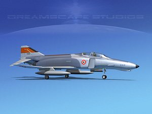 3D mcdonnell douglas f-4 phantom