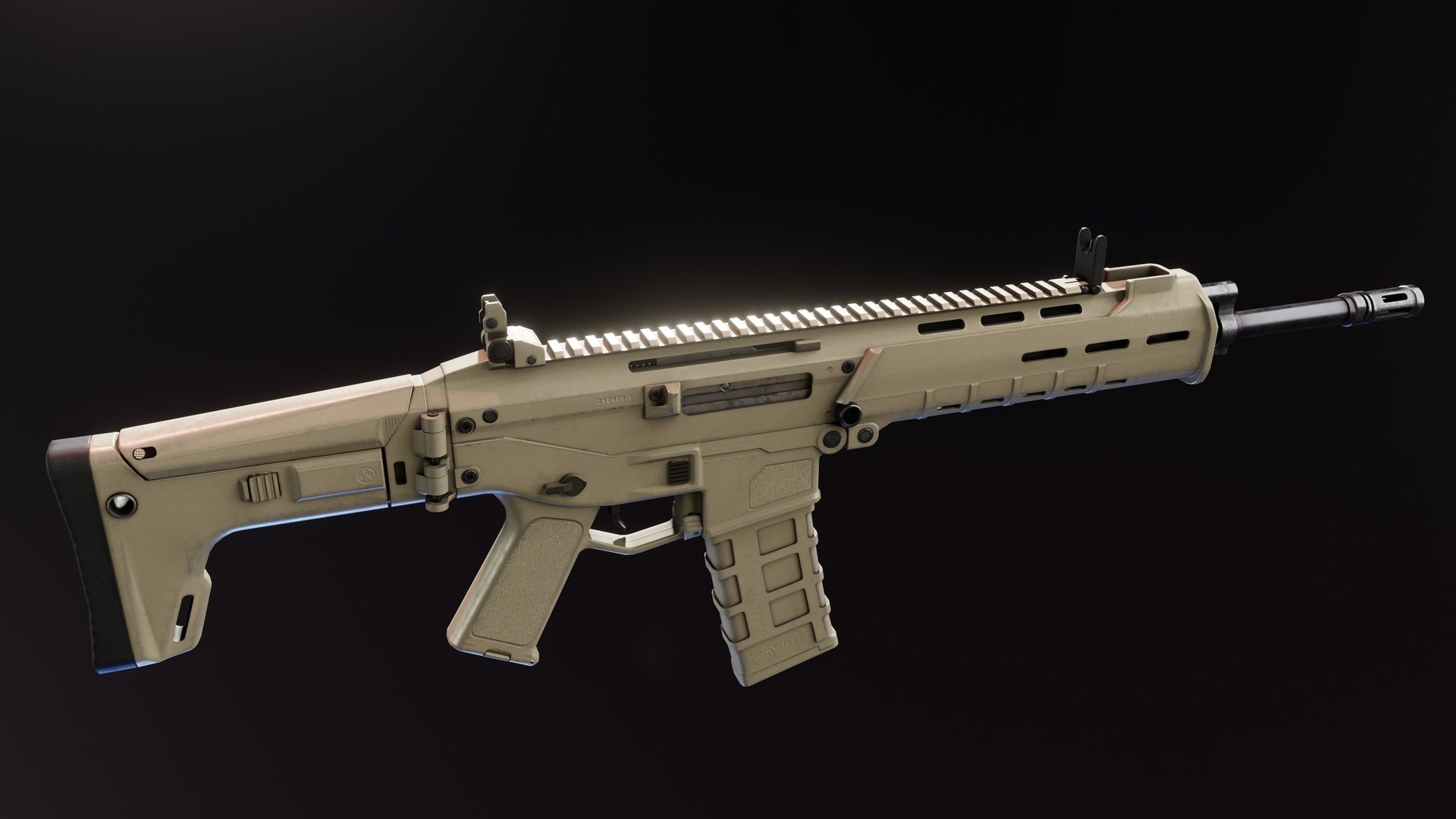 【MAGPUL】 MASADA MagPul Rifle Masada (Sand) - Machinegun