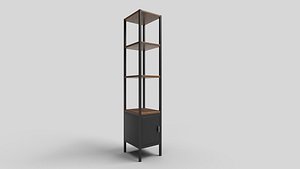 Bookcase N44 3D model